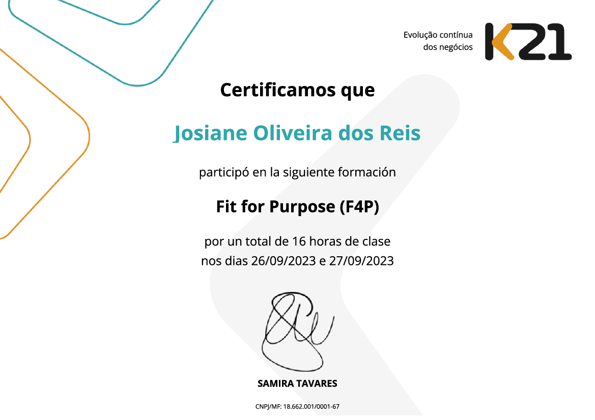 Certificado K21